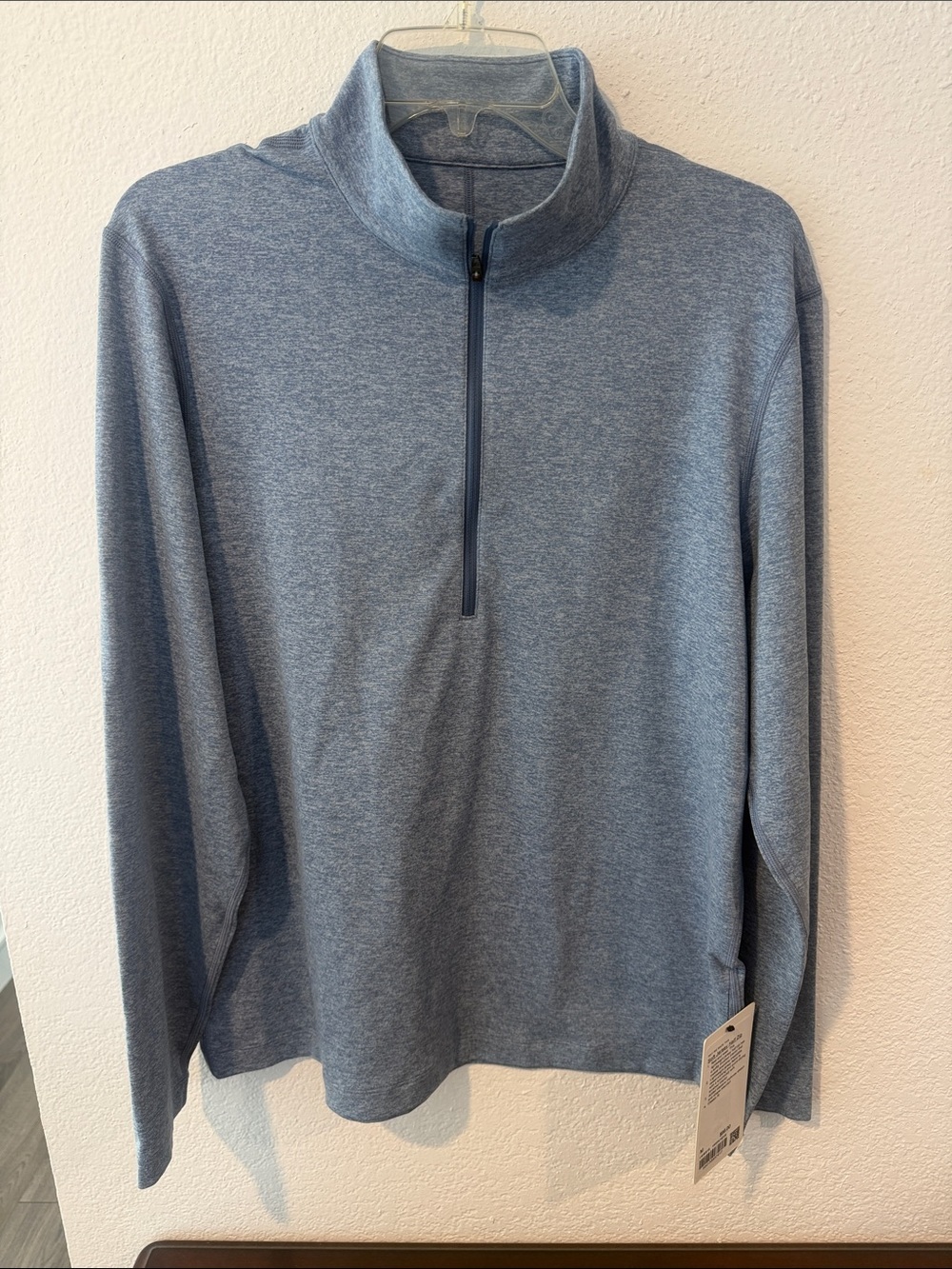 Lululemon soft jersey half zip - medium NWT